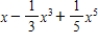 <strong>Find the Maclaurin polynomial of degree 5 for the function. </strong> A) B) C) D) E)