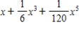 <strong>Find the Maclaurin polynomial of degree 5 for the function. </strong> A) B) C) D) E)