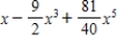 <strong>Find the Maclaurin polynomial of degree 4 for the function. </strong> A) B) C) D) E)