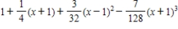 <strong>Find the third degree Taylor polynomial centered at for the function. </strong> A) B) C) D) E)