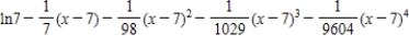 <strong>Find the fourth degree Taylor polynomial centered at for the function. </strong> A) B) C) D) E)