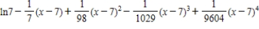 <strong>Find the fourth degree Taylor polynomial centered at for the function. </strong> A) B) C) D) E)