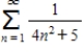 Use the Direct Comparison Test to determine the convergence or divergence of the series . 