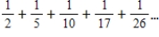 Use the polynomial test to determine whether the series converges or diverges. 