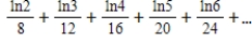 True or false: The series   diverges. ​