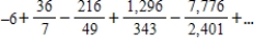 Write the first five terms of the sequence of partial sums. 