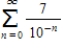Determine the convergence or divergence of the series. ​   ​