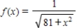 Use the binomial series to find the Maclaurian series for the function . 