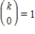 Evaluate using the formula where k is a real number,n is a positive integer,and . 