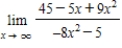<strong>Evaluate the limit first by using techniques from Chapter 3 then by using L'Hopital's Rule. </strong> A) B) C) D)∞ E)does not exist
