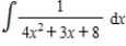 <strong>Use integration tables to find . </strong> A) B) C) D) E)