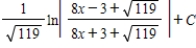 <strong>Use integration tables to find . </strong> A) B) C) D) E)