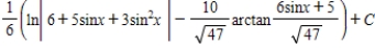 <strong>Use integration tables to find . </strong> A) B) C) D) E)