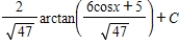 <strong>Use integration tables to find . </strong> A) B) C) D) E)