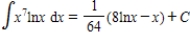 <strong>Find the integral using integration by parts. </strong> A) B) C) D) E)