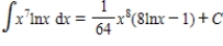 <strong>Find the integral using integration by parts. </strong> A) B) C) D) E)
