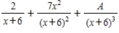 <strong>Write the form of the partial fraction decomposition for the following rational expression. </strong> A) B) C) D) E)