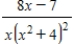 <strong>Write the form of the partial fraction decomposition for the following rational expression. </strong> A) B) C) D) E)