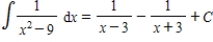 <strong>Use partial fractions to find . </strong> A) B) C) D) E)