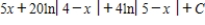 <strong>Use partial fractions to find the integral . </strong> A) B) C) D) E)