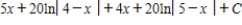 <strong>Use partial fractions to find the integral . </strong> A) B) C) D) E)