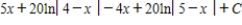 <strong>Use partial fractions to find the integral . </strong> A) B) C) D) E)