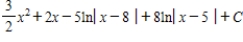 <strong>Use partial fractions to find the integral . </strong> A) B) C) D) E)