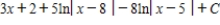 <strong>Use partial fractions to find the integral . </strong> A) B) C) D) E)