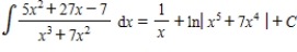 <strong>Use partial fractions to find . </strong> A) B) C) D) E)