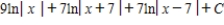 <strong>Use partial fractions to find the integral . </strong> A) B) C) D) E)