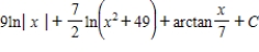 <strong>Use partial fractions to find the integral . </strong> A) B) C) D) E)