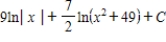 <strong>Use partial fractions to find the integral . </strong> A) B) C) D) E)