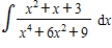 <strong>Use partial fractions to find . </strong> A) B) C) D) E)