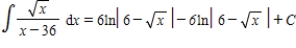 <strong>Use substitution and partial fractions to find the indefinite integral. . </strong> A) B) C) D) E)