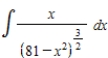 <strong>Find the indefinite integral by making the substitution . </strong> A) B) C) D) E)