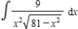 <strong>Find the indefinite integral by making the substitution . </strong> A) B) C) D) E)