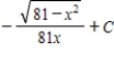 <strong>Find the indefinite integral by making the substitution . </strong> A) B) C) D) E)