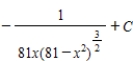 <strong>Find the indefinite integral by making the substitution . </strong> A) B) C) D) E)