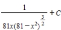 <strong>Find the indefinite integral by making the substitution . </strong> A) B) C) D) E)