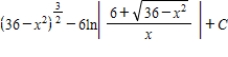 <strong>Find the indefinite integral by making the substitution . </strong> A) B) C) D) E)