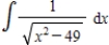 <strong>Find the indefinite integral by making the substitution . </strong> A) B) C) D) E)