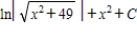 <strong>Find the indefinite integral by making the substitution . </strong> A) B) C) D) E)