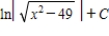 <strong>Find the indefinite integral by making the substitution . </strong> A) B) C) D) E)