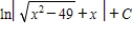 <strong>Find the indefinite integral by making the substitution . </strong> A) B) C) D) E)