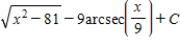 <strong>Find the indefinite integral by making the substitution . </strong> A) B) C) D) E)