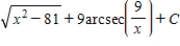 <strong>Find the indefinite integral by making the substitution . </strong> A) B) C) D) E)