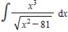 Find the indefinite integral by making the substitution . 