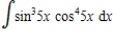 Find the indefinite integral. ​   ​
