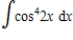 Find the indefinite integral. ​   ​