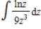 Find the indefinite integral. ​   ​